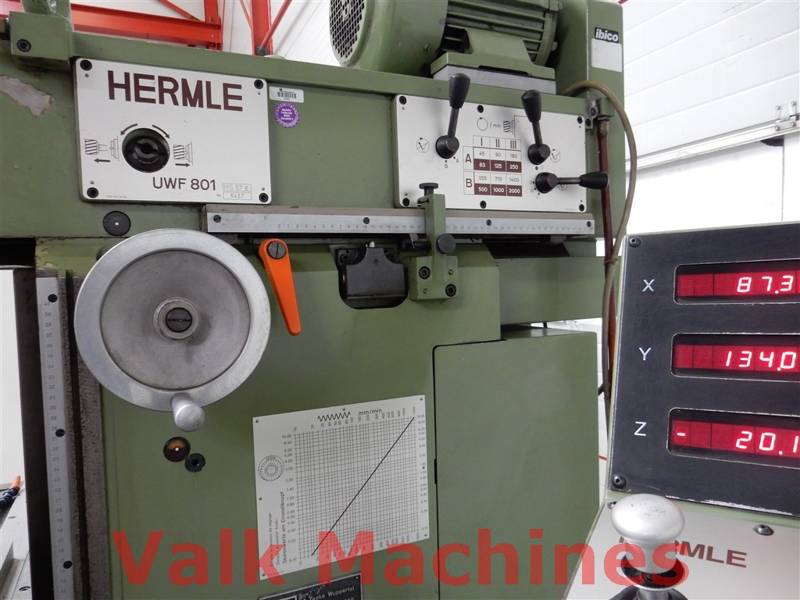 Gebruikte Freesbank Hermle UWF801 te koop bij Valk Machines